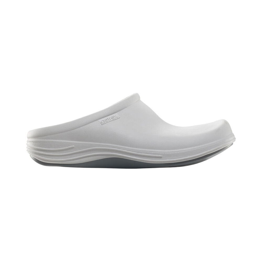 Aetrex Men's Bondi Orthotic Clogs - White | USA 5ZJCO2A